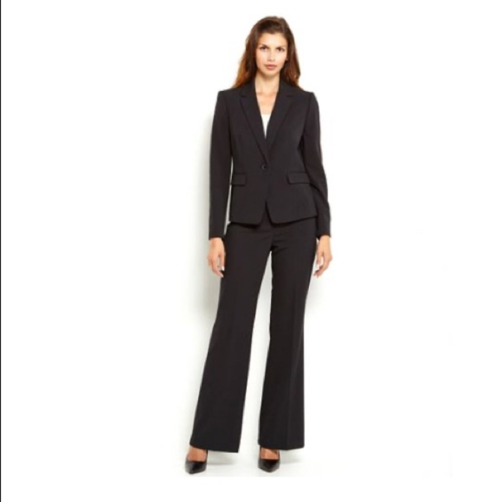 Nine West Two-Piece Pinstripe Business Suit